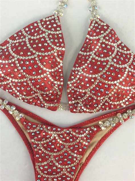 Custom Swarovski Crystal Competition Bikinis By Ravish Sands