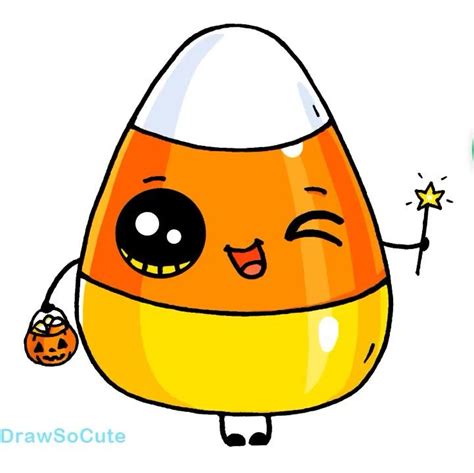 Candy Corn Drawing at GetDrawings | Free download