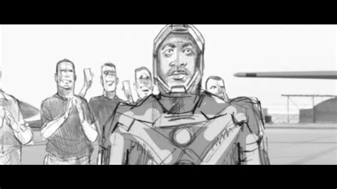 When an unscrupulous arms maker teams with a rogue russian physicist, it's up to iron man and his friend lt. Iron Man 2 | 'Rhodey delivers Mark 2' Storyboard - YouTube