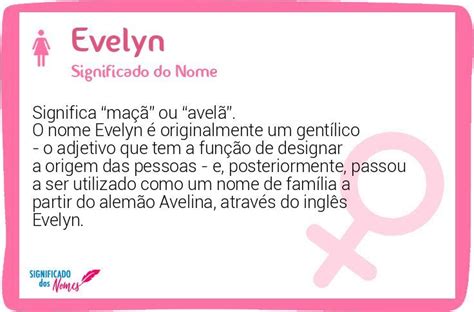 Significado Do Nome Evelyn Significado Dos Nomes Hot Sex Picture