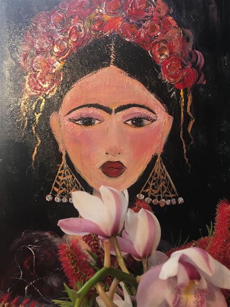 Frida Kahlo Flowers Paintings