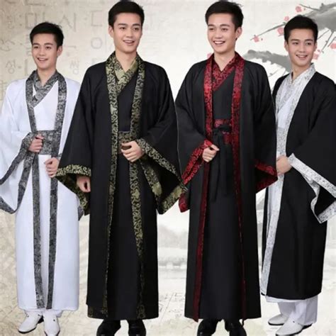 Chinese Ancient Costume Tang Suit Men Hanfu Dress Dynasty Cosplay Party