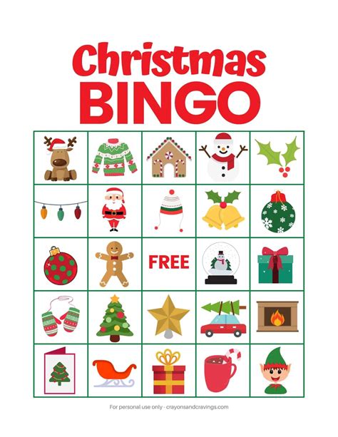 free printable bingo cards to play the christmas bing