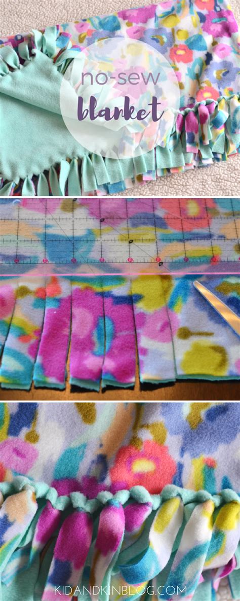 No Sew Blanket Tutorial First Action In Our Kind Kids Club Gather A