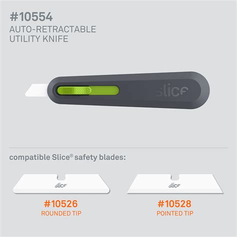 Slice Auto Retract Utility Knife Ceramic Blade — Safetykart Retail