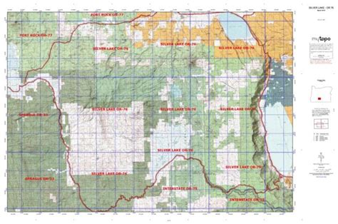 Oregon Unit 76 Topo Maps Hunting And Unit Maps Huntersdomain