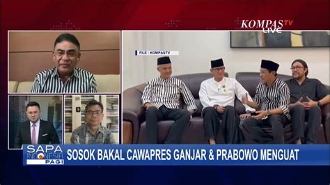 Bacawapres Ganjar Prabowo Menguat Pengamat Politik Masih Saling