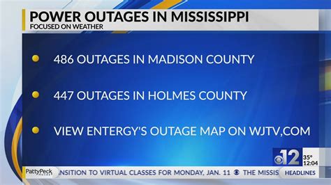 Power Outages Reported In Mississippi Youtube
