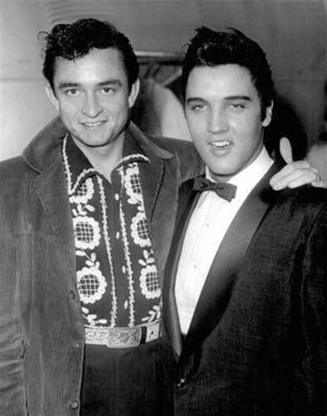Johnny Cash And Elvis Presley 1957 R OldSchoolCool
