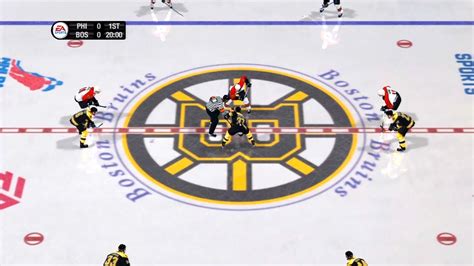 Nhl 08 Gameplay Boston Bruins Vs Philadelphia Flyers Youtube