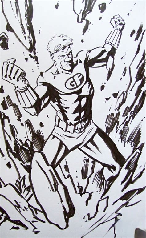 Dc Comics Art Drawings Ink Character India Ink Lettering Art