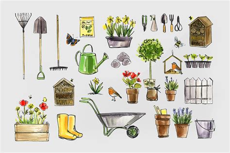 Garden Sketches For The Gardeners Book On Behance