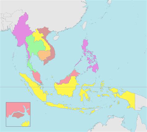Blank Map Of Southeast Asia World Map