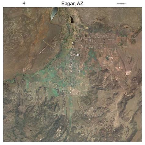 Aerial Photography Map Of Eagar Az Arizona