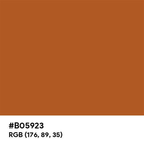 Titian Color Hex Code Is B05923