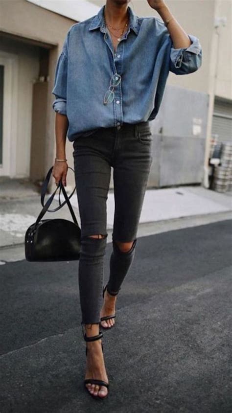 Ripped Jeans Outfit Ideas 29 Street Style Looks Stylecaster