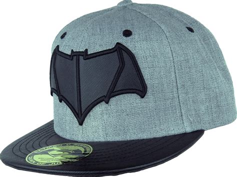 Dawn Of Justice Batman Logo Greyblack Snapback Cap Lovemycap