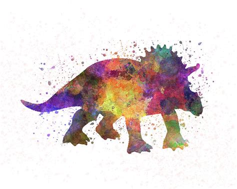 Watercolor Dinosaur