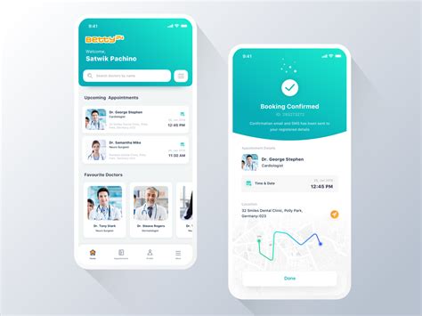 Your healthcare network may have its own website. Doctor App - Appointment Booking | Social app, App design