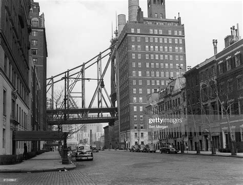 28th March 1948 The Queensboro Bridge On 59th Street As Seen From