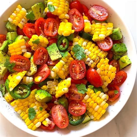 Avocado Corn And Tomato Salad The Dish On Healthy