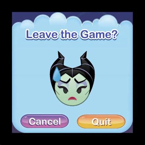 Leave The Game Feat Maleficent As An Emoji Drawing By Disney