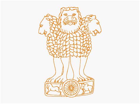 Emblem Of India National Emblem Of India Drawing Hd Png Download