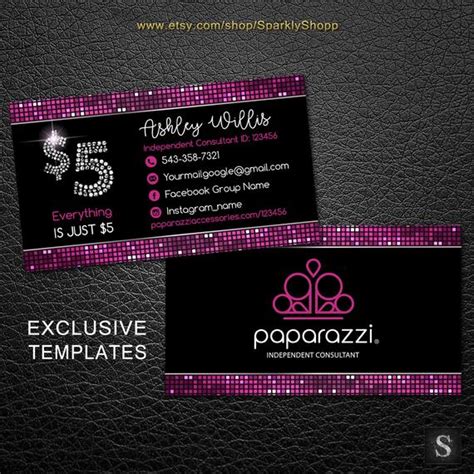 Get paparazzi personalized business cards or make your own from scratch! Paparazzi Business Cards Free Personalized Paparazzi Jewelry