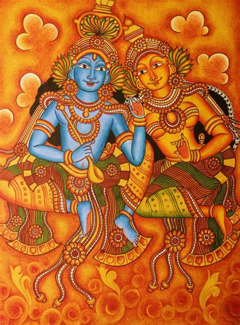 Shiva With Parvati Art Print By Gourav Sharma X Small Kerala Mural