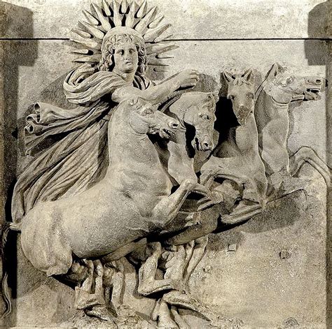 Helios Metope Troja Athena Tempel Berlin Pergamon Museum Ancient