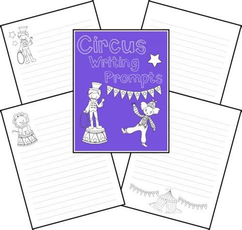 Circus Writing Prompts And Notebooking Pages Homeschool Journaling