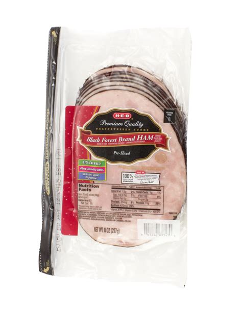 H E B Black Forest Brand Ham Slices Shop Meat At H E B