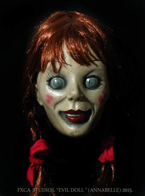 Annabelle Evil Doll Deluxe Latex Mask The Conjuring Scary