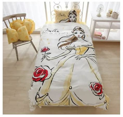 Disney Beauty And The Beast Belle Bed Sheet Set Duvetfitted Sheets