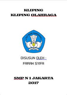 Contoh Cover Kliping Sd Doc - Galeri Sampul