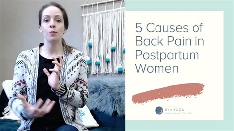 5 Common Causes Of Back Pain In Postpartum Women Youtube