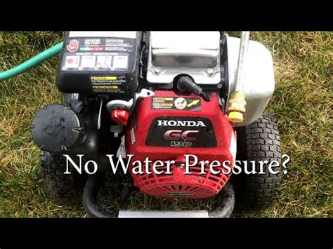 How To Fix Honda GC190 Pressure Washer That Has No Pressure YouTube