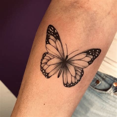 Butterfly Tattoo Fine Line Arms Small Pretty Tatuagem Pequena M Dia