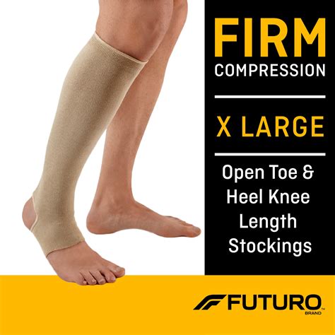 Futuro Open Toeheel Knee Highs Xl Firm Compression Socks