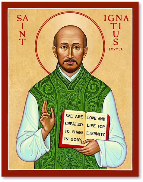 Ignatius was elected general superior and served in that post until his death in 1556 at the age of 65. St. Ignatius Loyola Icon
