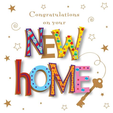 Free Printable New Home Congratulations Greeting Cards