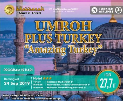 Paket Umroh September 2020 Khazzanah Tour Travel Umrah And Haji