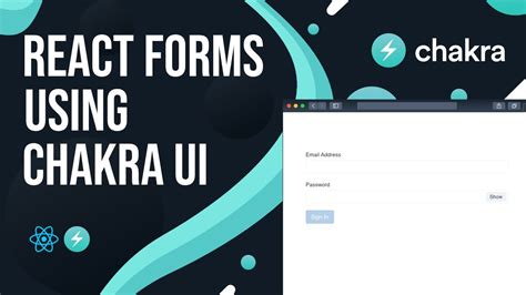 Build A React Form Using Chakra Ui React Component Library