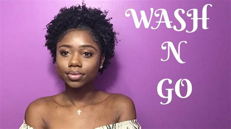The wash & wear lifestyle inevitably comes with a few frizzies. Realistic WASH N GO For Short 4c/b Natural Hair ...