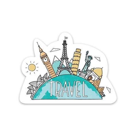 Travel The World Sticker Big Moods