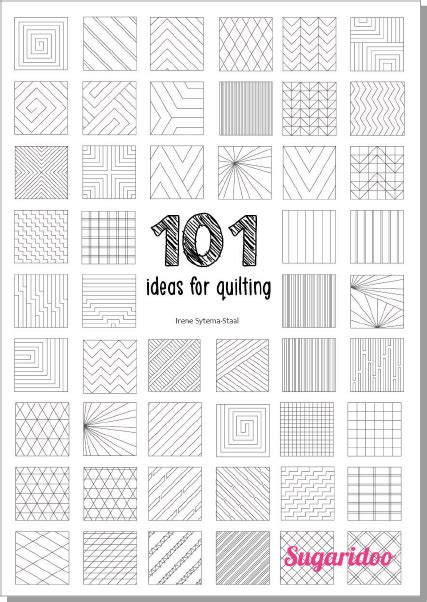 101 Ideas For Straight Line Quilting Sugaridoo