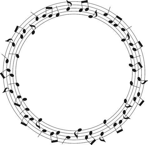 It's not perfect but i wanted to simply show your children that we are still here! "Musical Note Circle" by suivezmoi | Redbubble