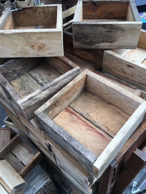 Set Of 6 Small Wooden Crate Small Crate Rustic Crate Wedding