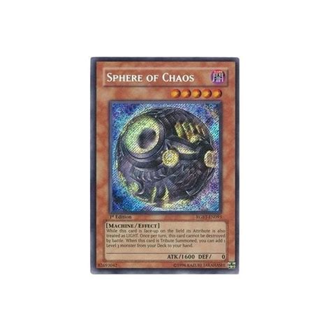 Yu Gi Oh Card Rgbt En093 Sphere Of Chaos Secret Rare Chaos Cards