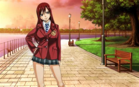 We hope you enjoy our variety and growing collection of hd images to use as a background or home. Erza Scarlet - School Girl HD Wallpaper | Sfondi ...